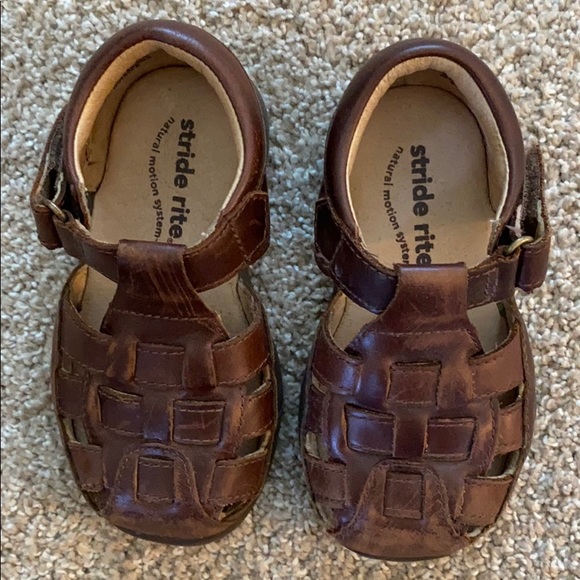 Brown toddler boy sandals - Picture 3 of 3